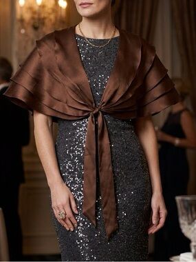 ILANA WOLF shawl silk wrap